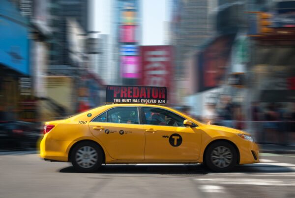 Taxi Amarillo en Nueva York